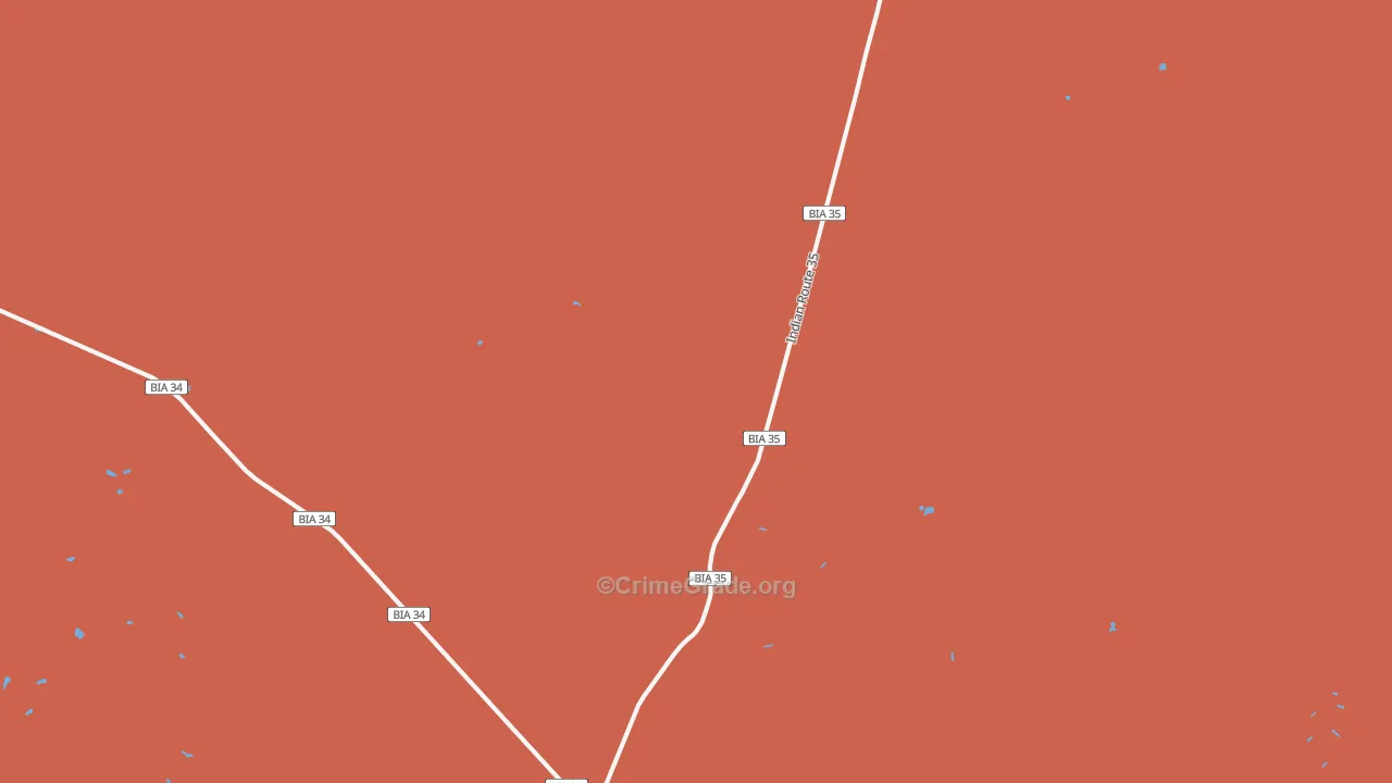 Schuchk, AZ Map of Murder Rates