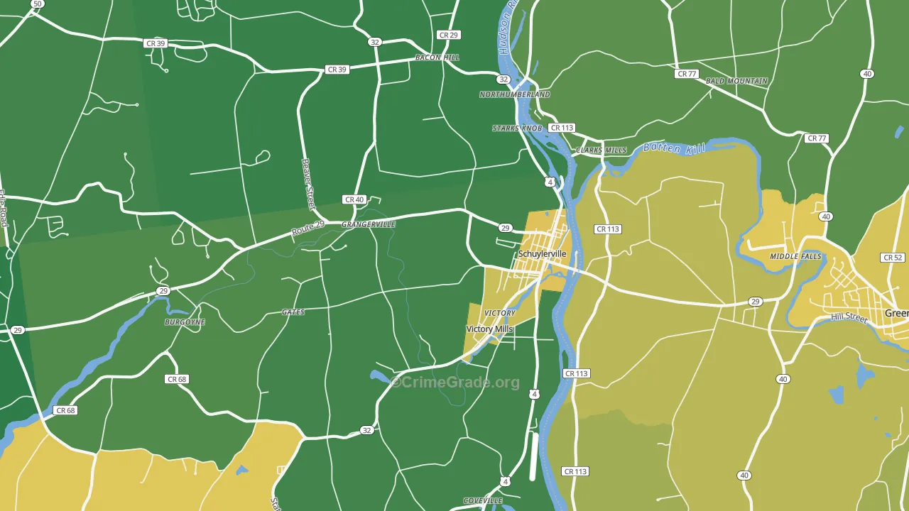 Schuylerville, NY Map of Murder Rates
