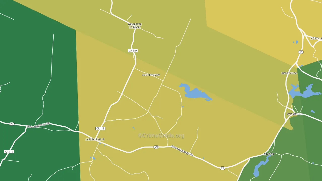 Scotchbrush, NY Map of Murder Rates
