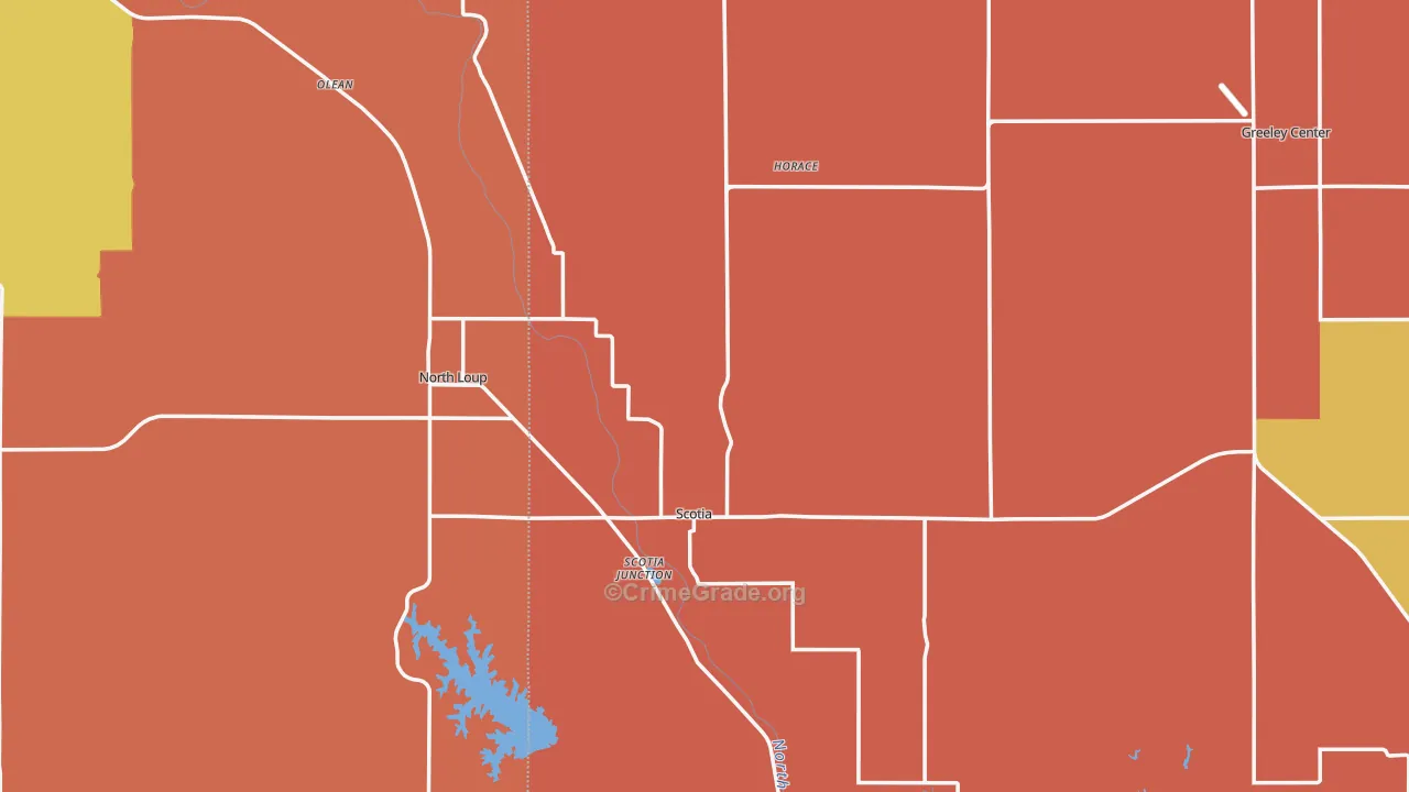 Scotia, NE Map of Murder Rates