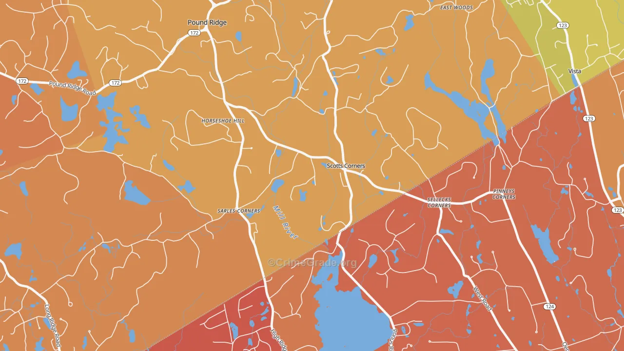 Scotts Corners, NY Map of Murder Rates