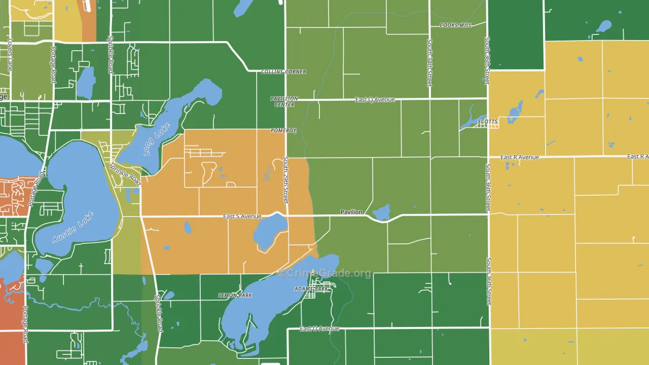 Scotts, MI Map of Murder Rates