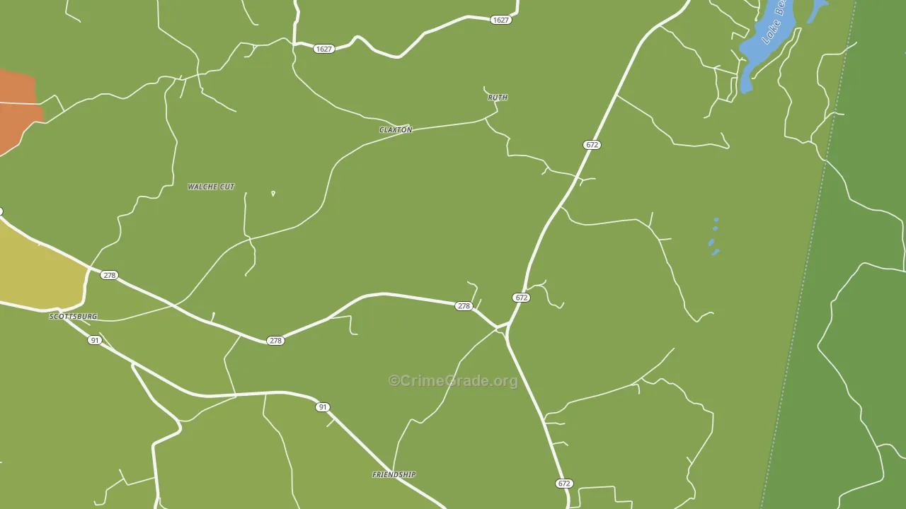 Scottsburg, KY Map of Murder Rates