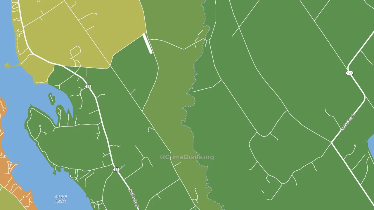 Scribners Mill, ME Map of Murder Rates