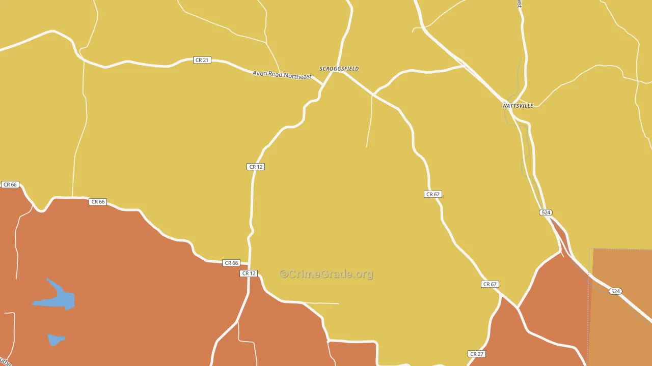 Scroggsfield, OH Map of Murder Rates