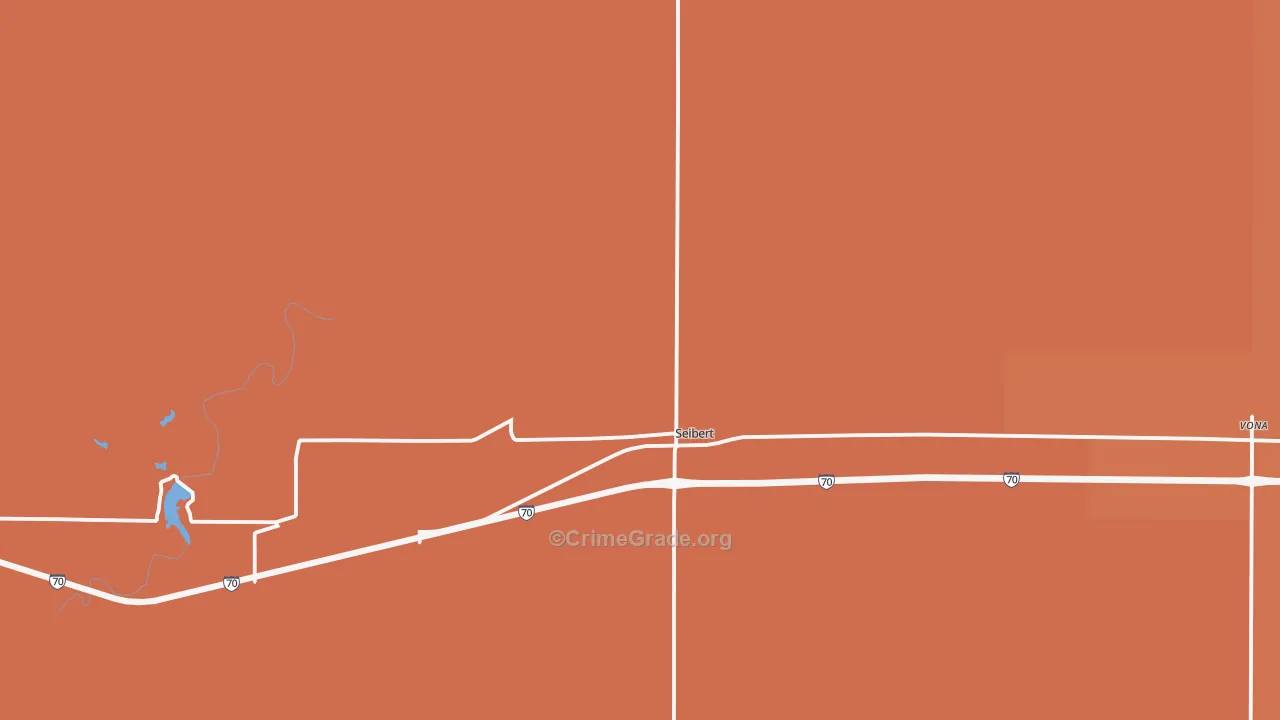 Seibert, CO Map of Murder Rates