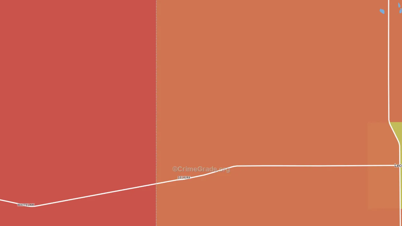 Selkirk, KS Map of Murder Rates