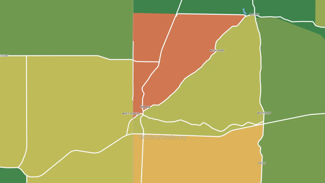 Seneca, MO Map of Murder Rates