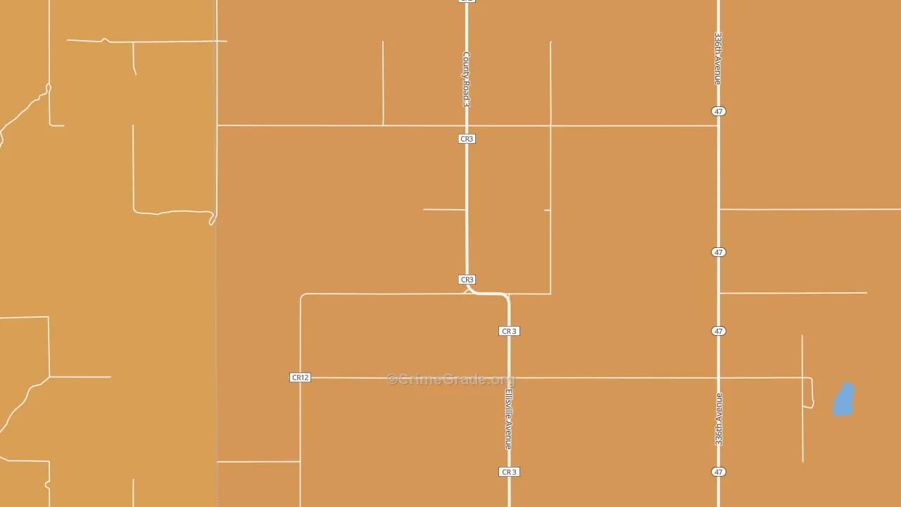 Seneca, SD Map of Murder Rates