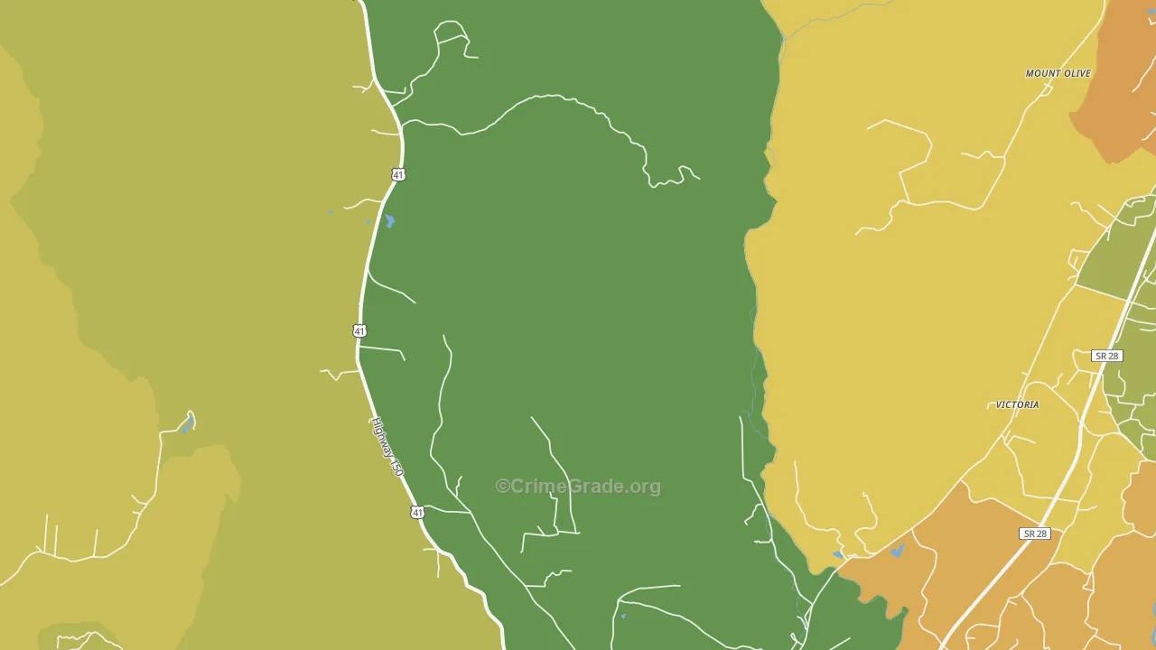 Sequatchie, TN Map of Murder Rates