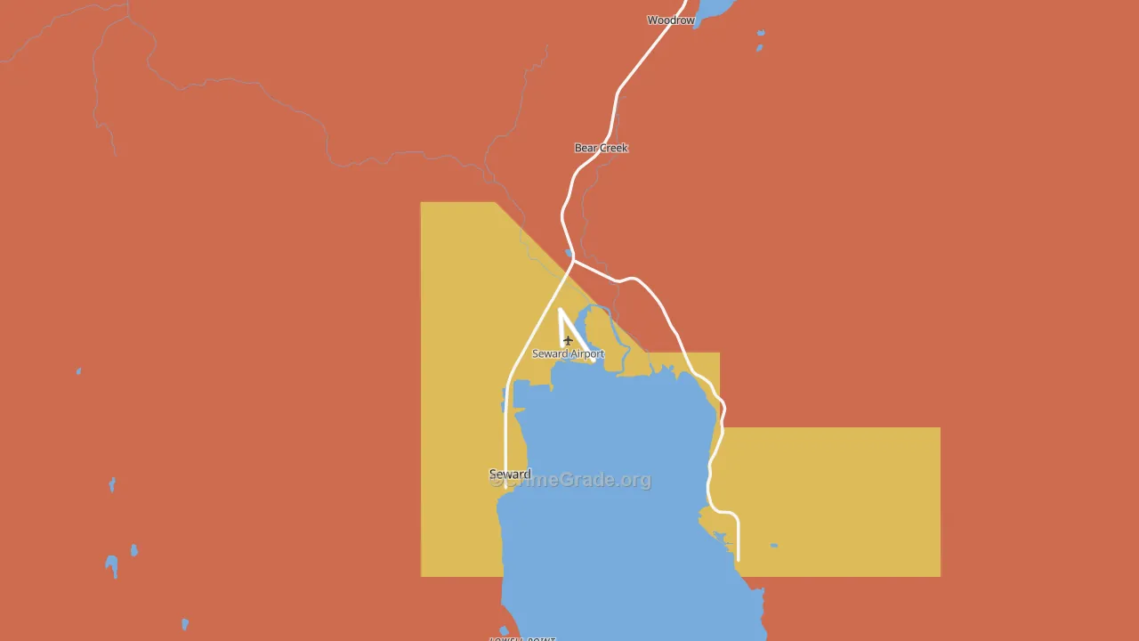Seward, AK Map of Murder Rates