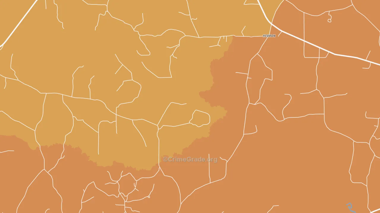 Sharon, LA Map of Murder Rates