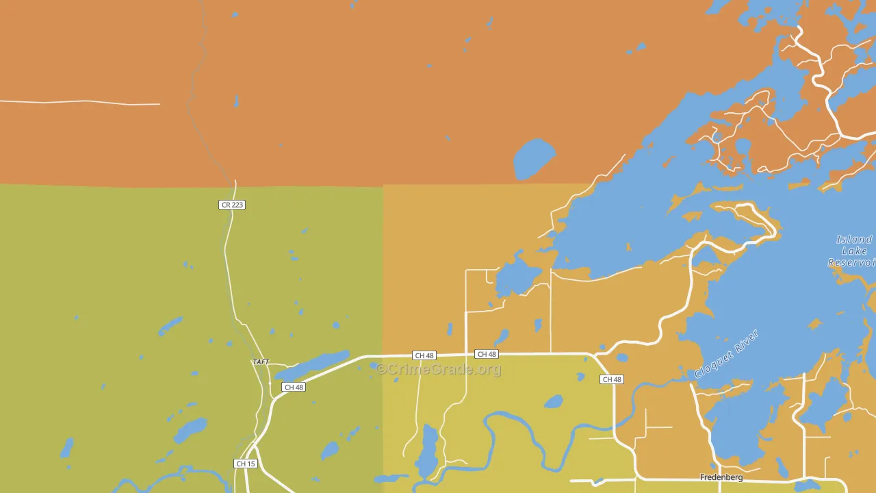 Shaw, MN Map of Murder Rates