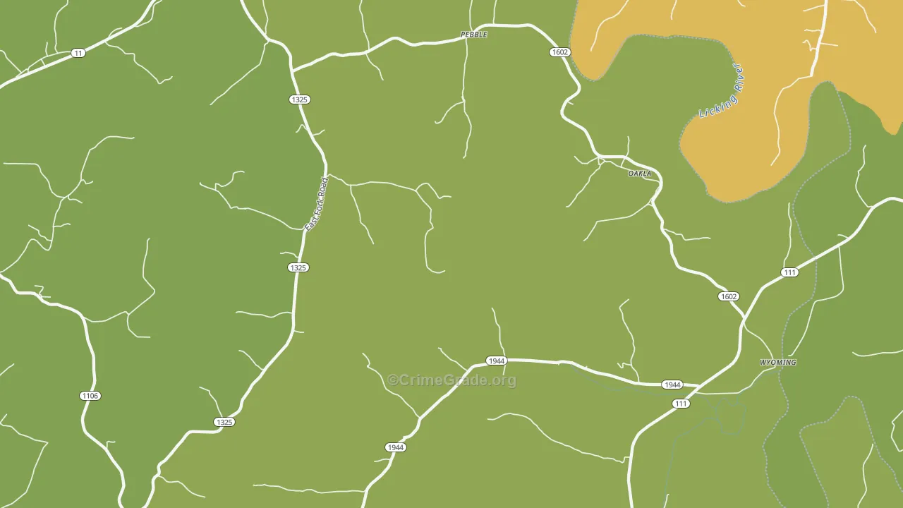 Sherburne, KY Map of Murder Rates