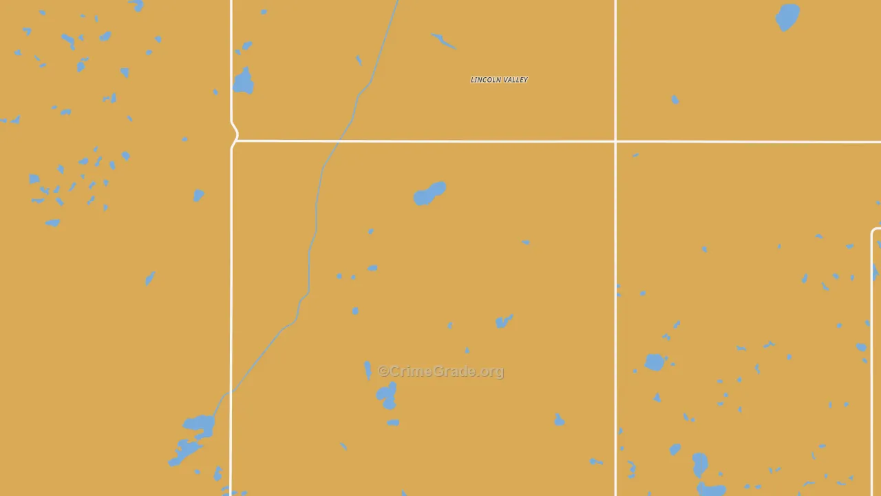 Sheridan County, ND Map of Murder Rates