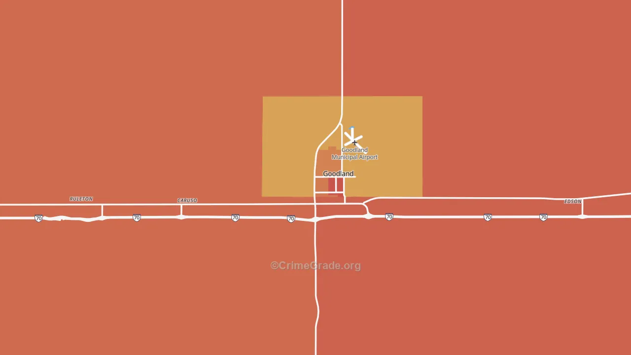 Sherman County, KS Map of Murder Rates