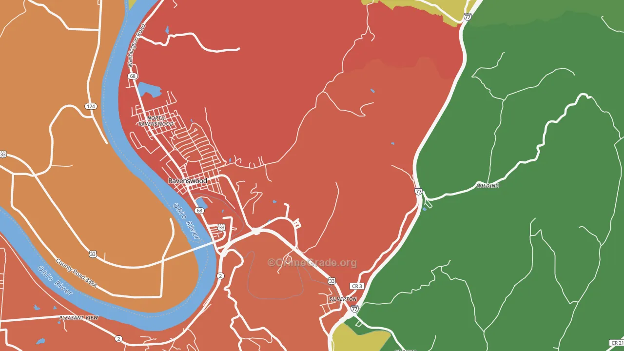 Sherman, WV Map of Murder Rates