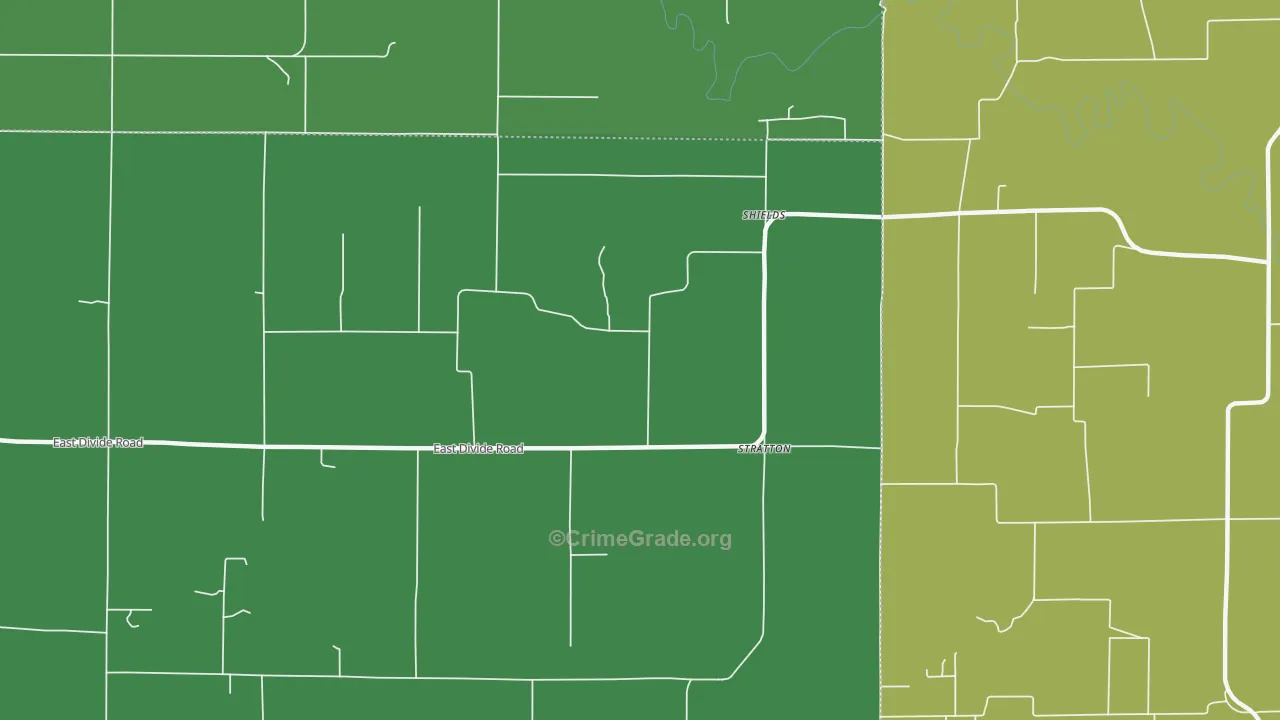 Shields, IL Map of Murder Rates