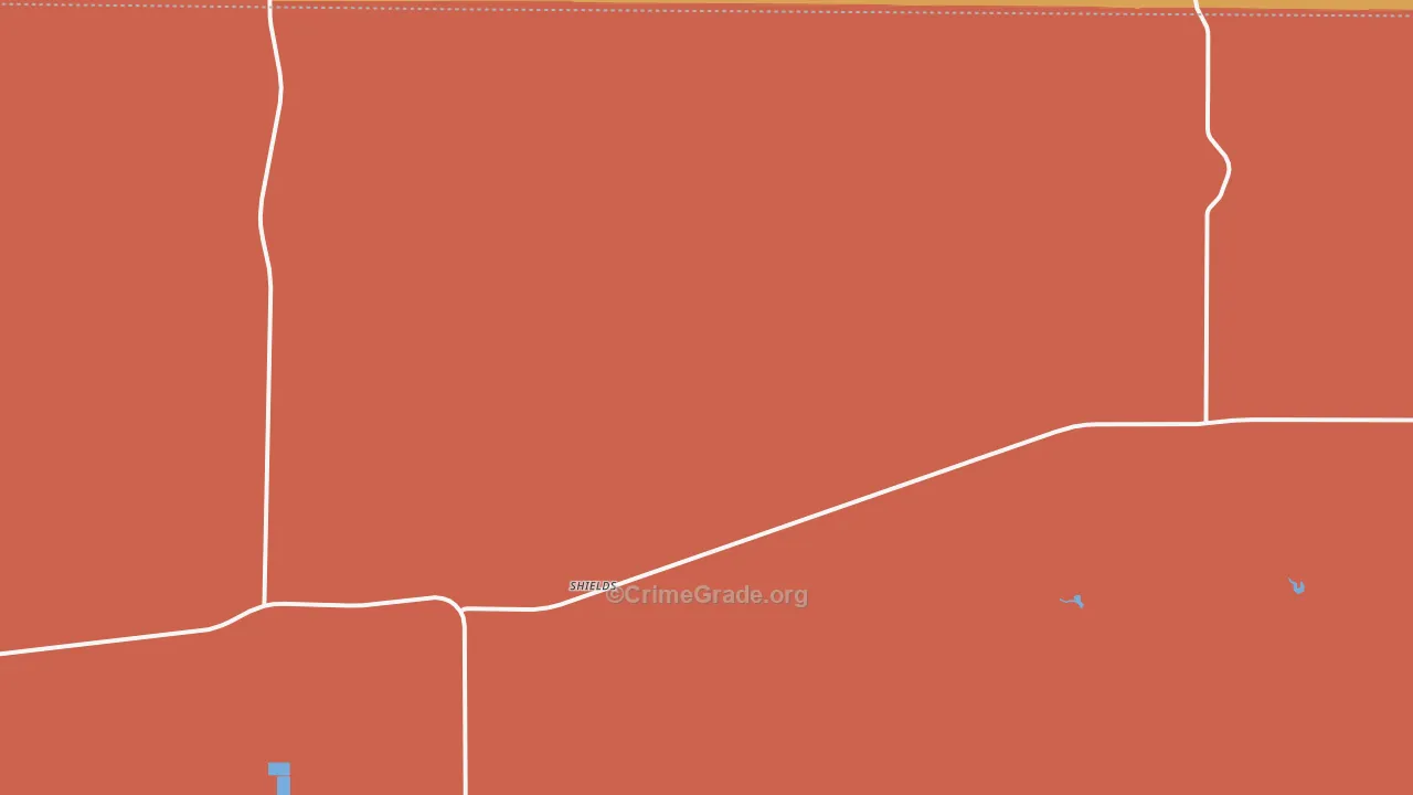 Shields, KS Map of Murder Rates