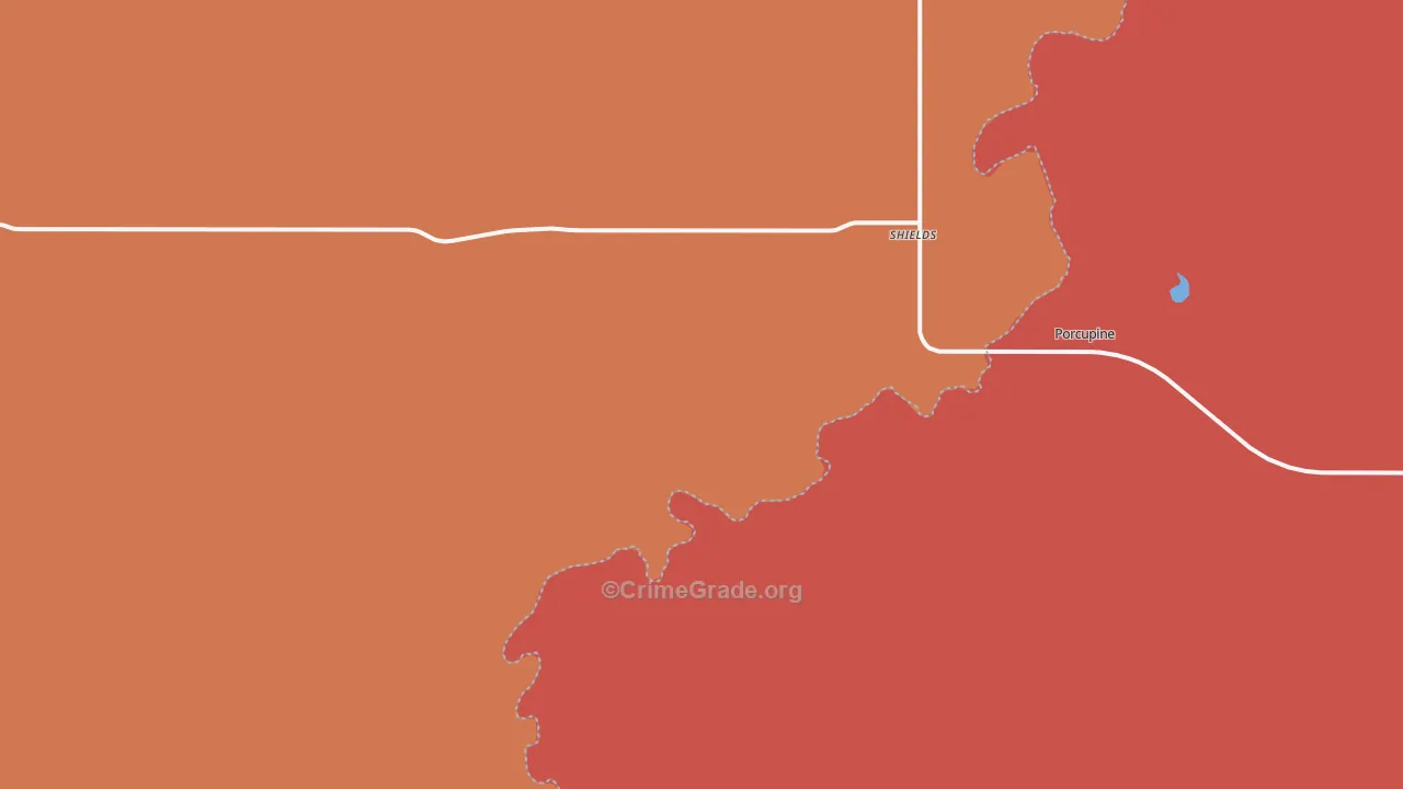 Shields, ND Map of Murder Rates