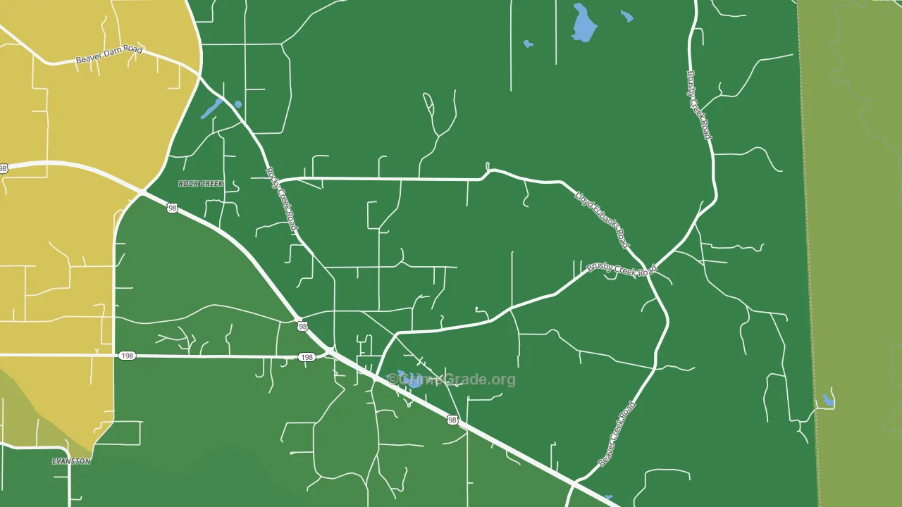 Shipman, MS Map of Murder Rates
