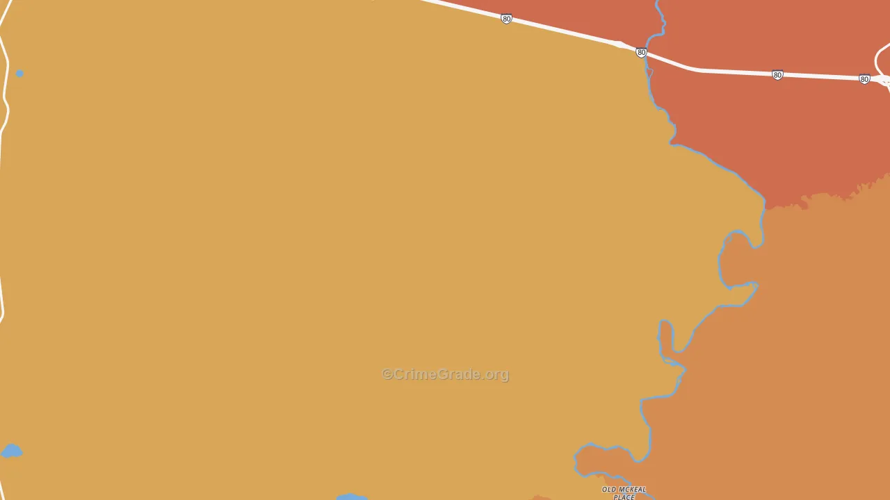 Shirley Basin, WY Map of Murder Rates
