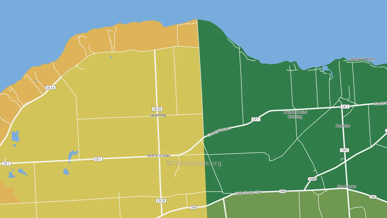 Shore Oaks, NY Map of Murder Rates