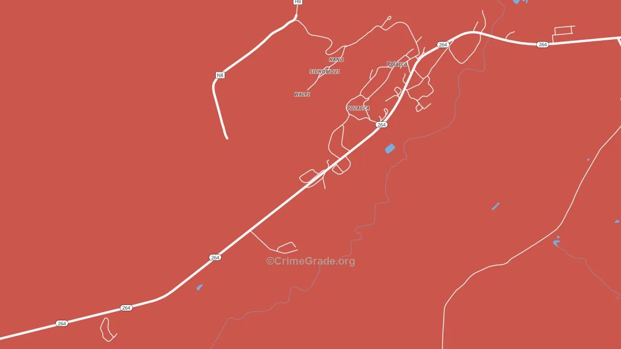 Sichomovi, AZ Map of Murder Rates