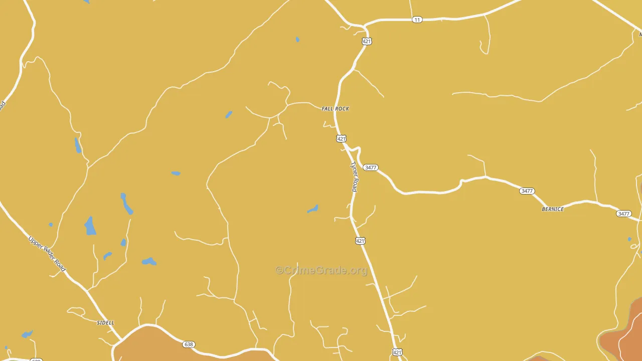 Sidell, KY Map of Murder Rates