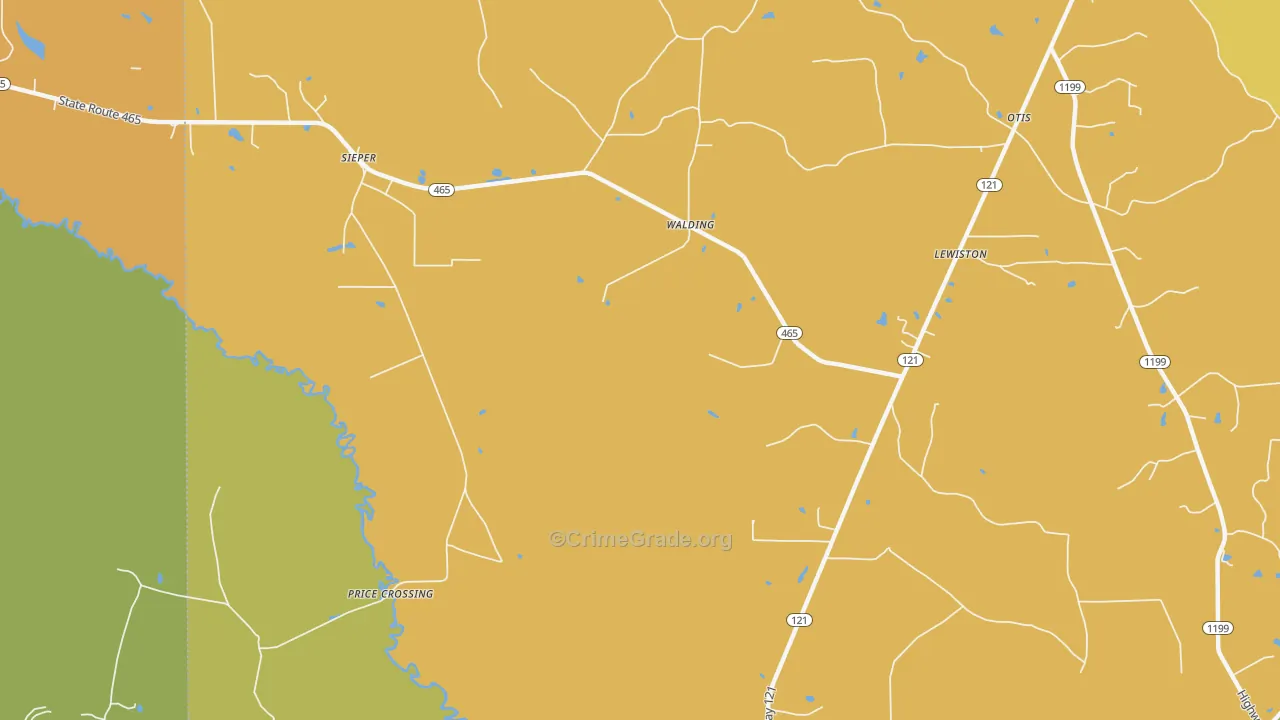 Sieper, LA Map of Murder Rates