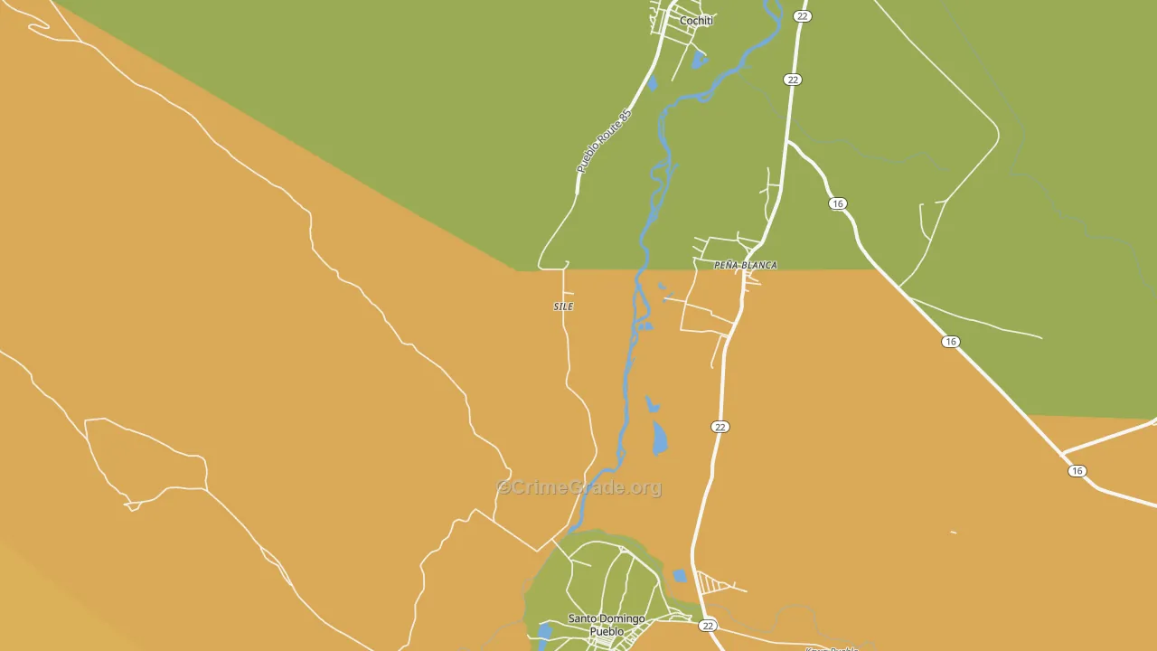 Sile, NM Map of Murder Rates