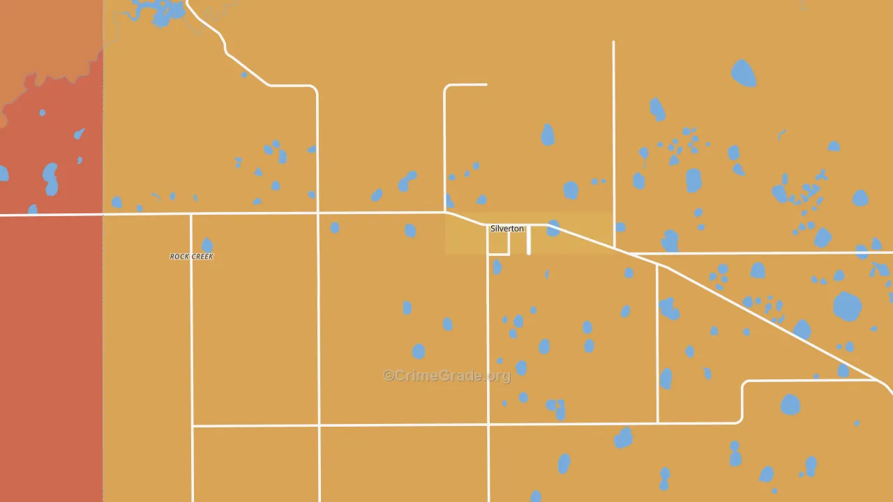 Silverton, TX Map of Murder Rates