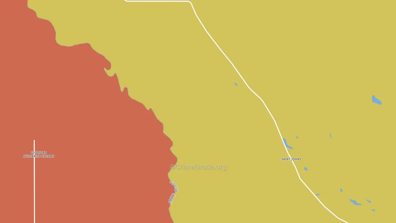 Simpson, MT Map of Murder Rates