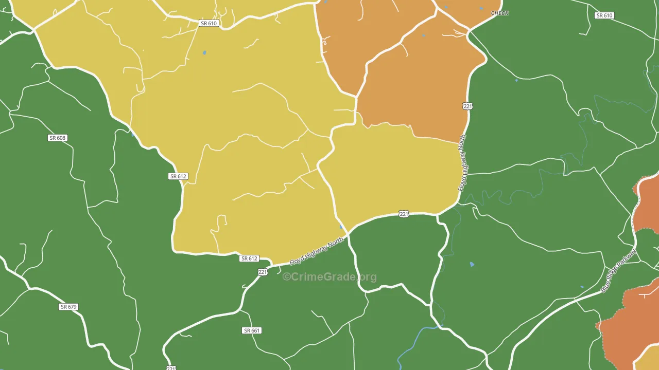 Simpsons, VA Map of Murder Rates