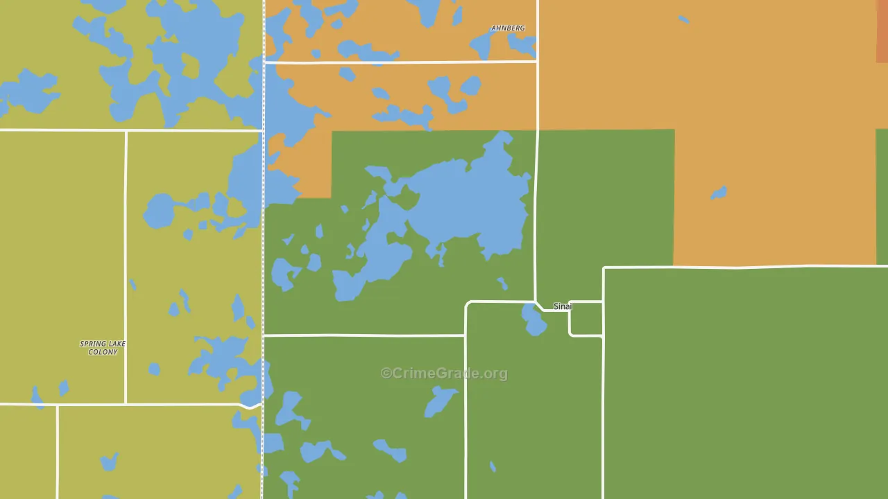 Sinai, SD Map of Murder Rates