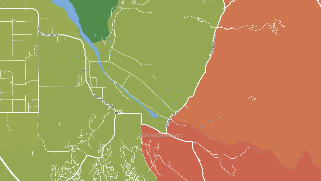 Sisquoc, CA Map of Murder Rates