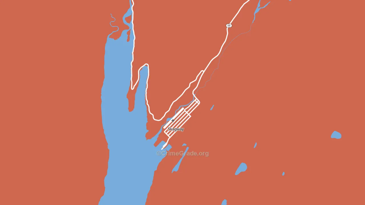Skagway Municipality, AK Map of Murder Rates