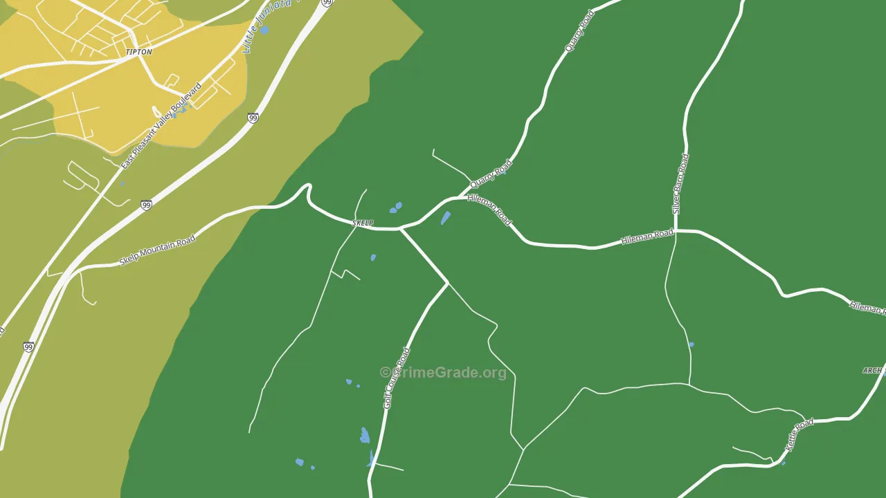 Skelp, PA Map of Murder Rates
