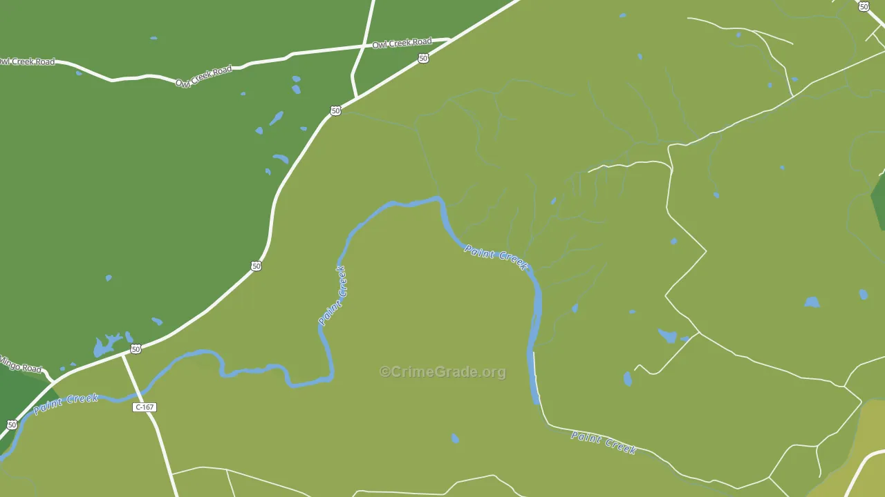 Slate Mills, OH Map of Murder Rates