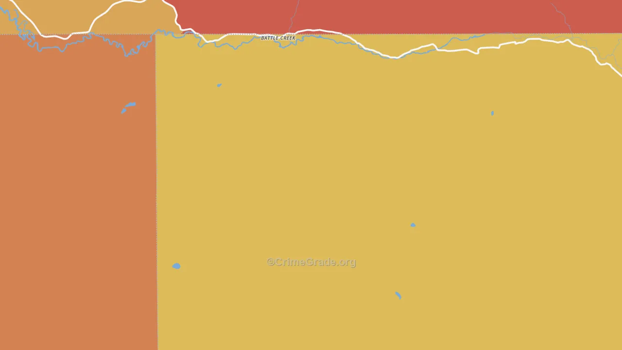Slater, CO Map of Murder Rates