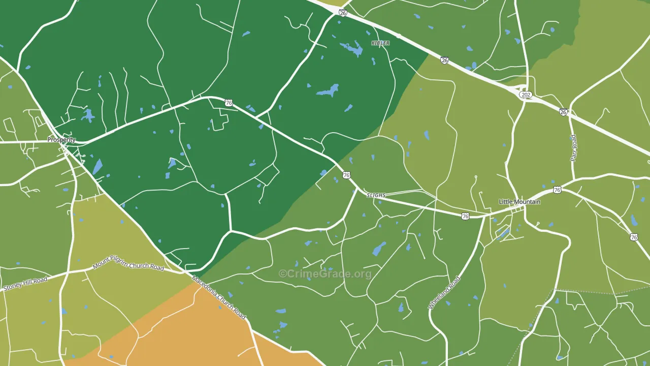 Slighs, SC Map of Murder Rates