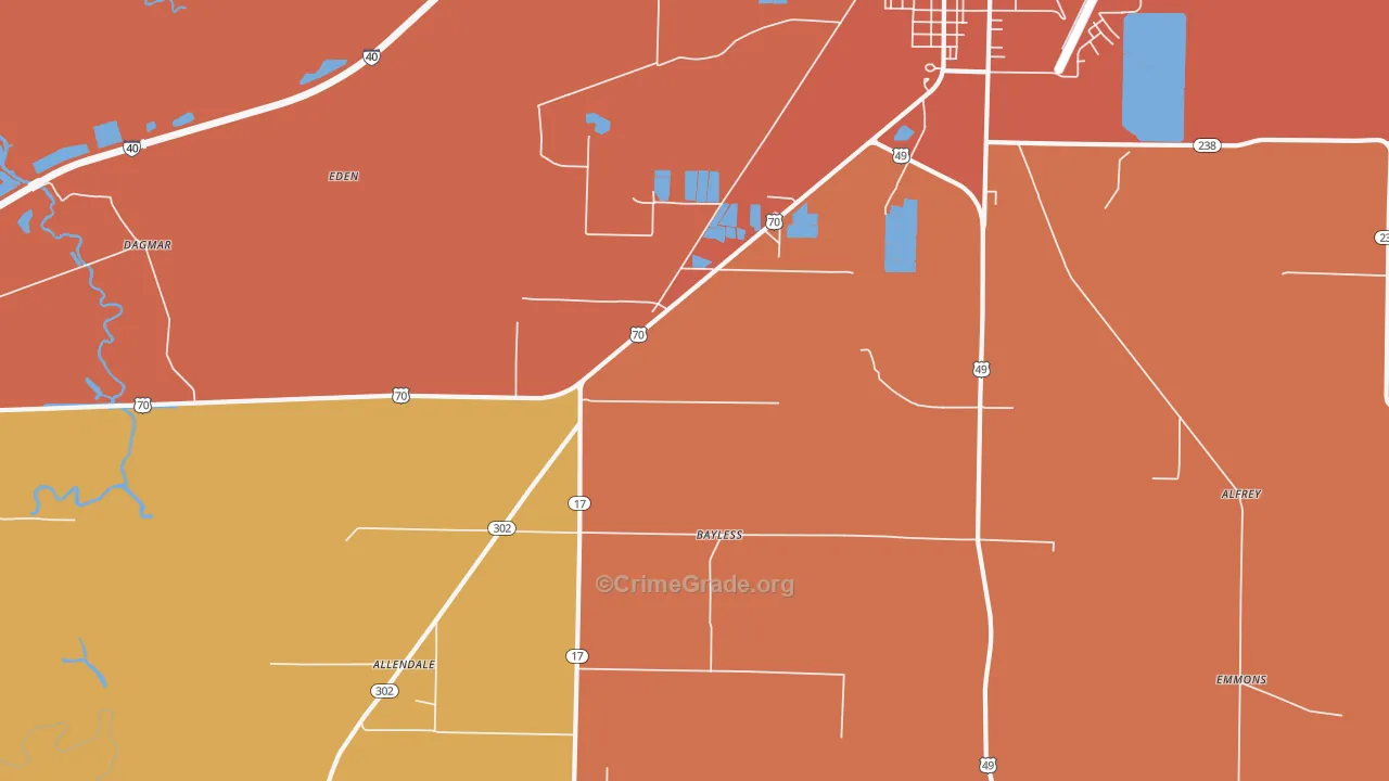 Smale, AR Map of Murder Rates