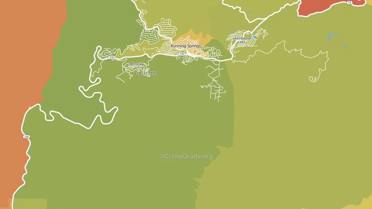 Smiley Park, CA Map of Murder Rates