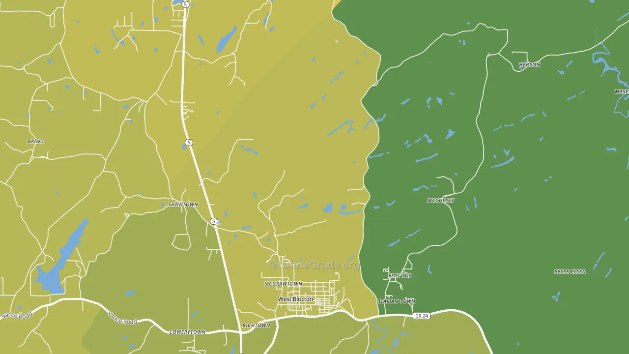 Smith Hill, AL Map of Murder Rates