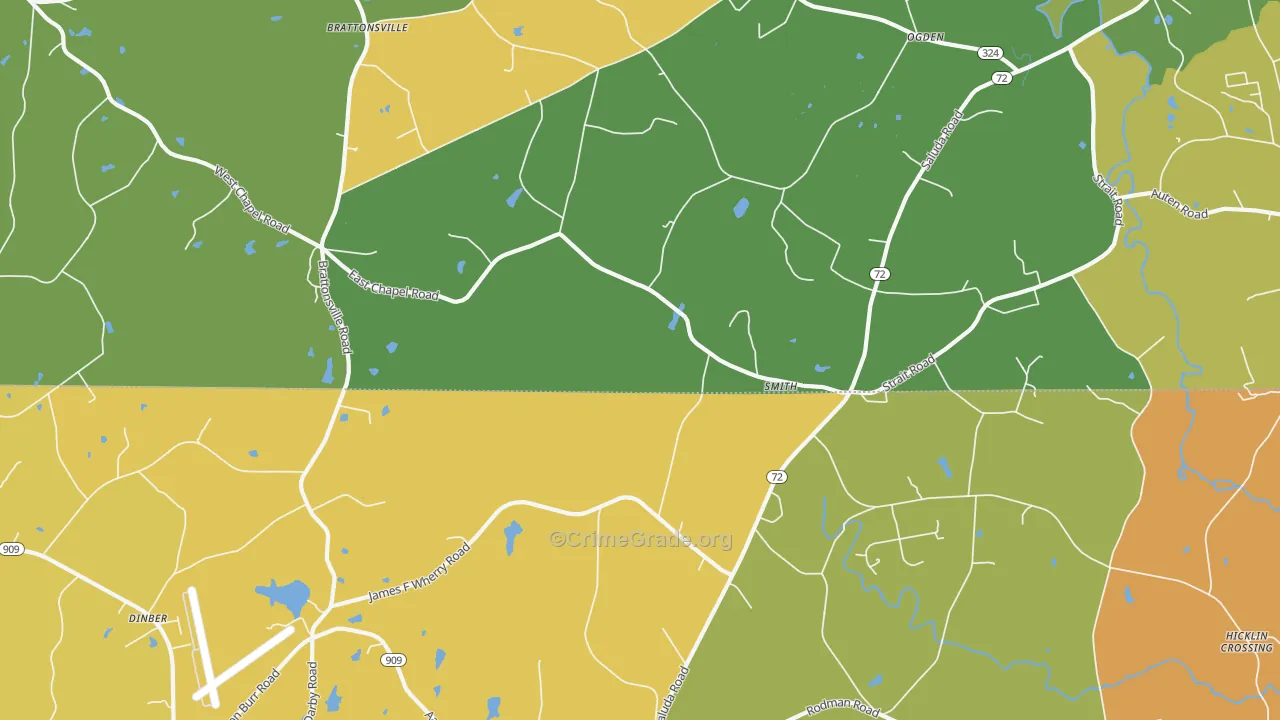 Smith, SC Map of Murder Rates