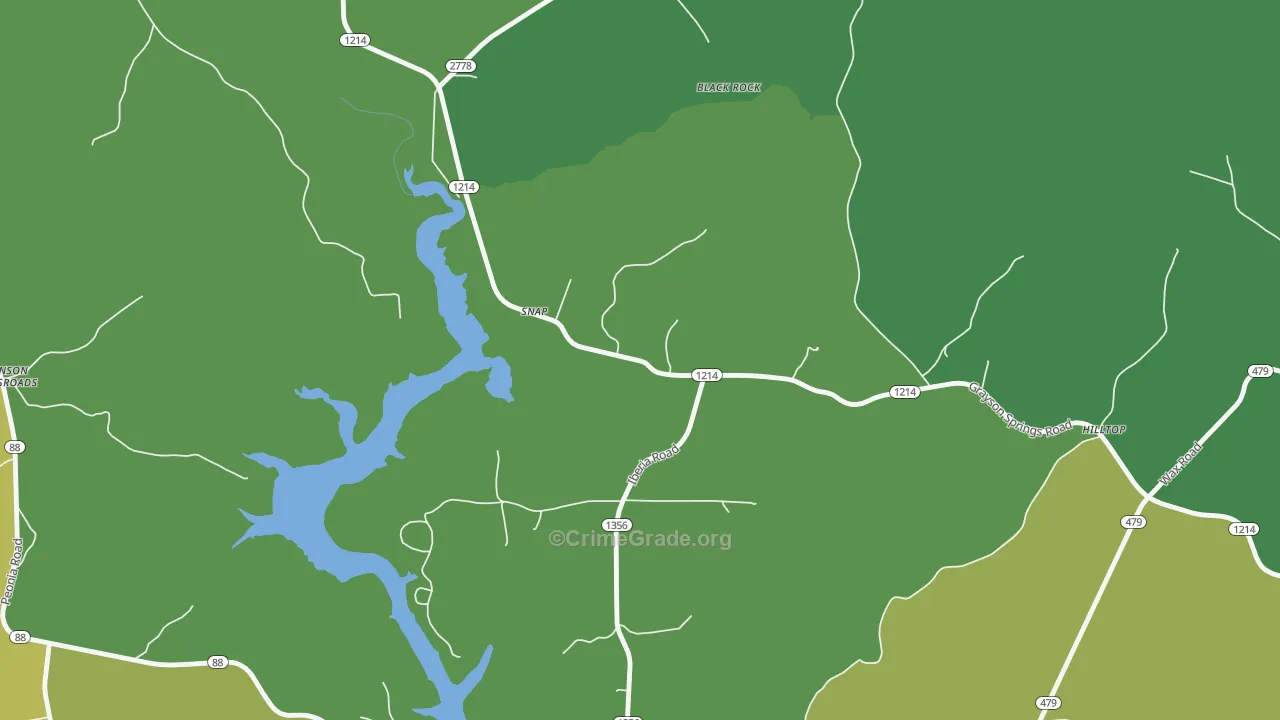 Snap, KY Map of Murder Rates
