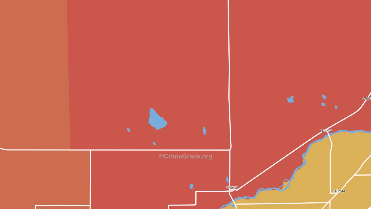Snyder, CO Map of Murder Rates