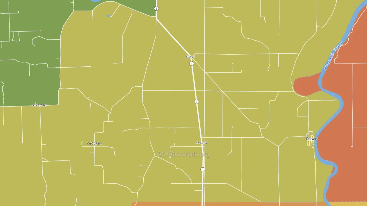 Snyder, IL Map of Murder Rates
