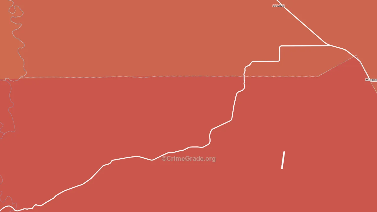 Solano, NM Map of Murder Rates