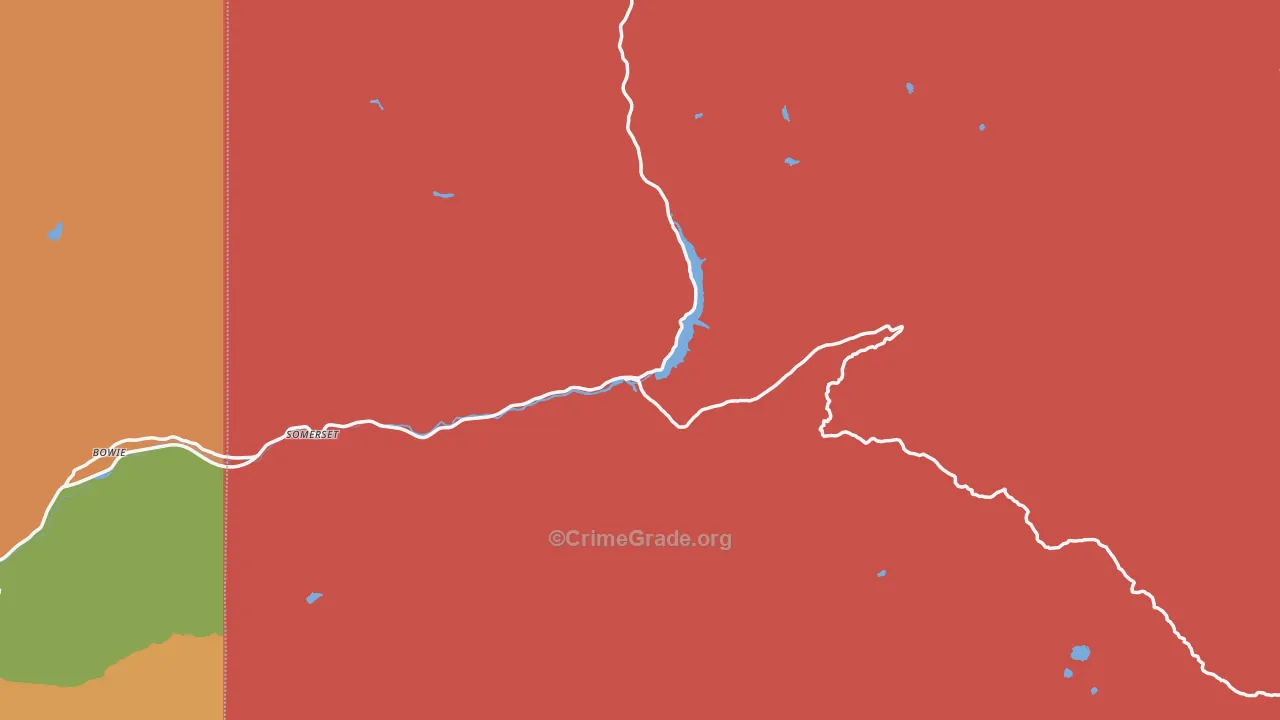 Somerset, CO Map of Murder Rates